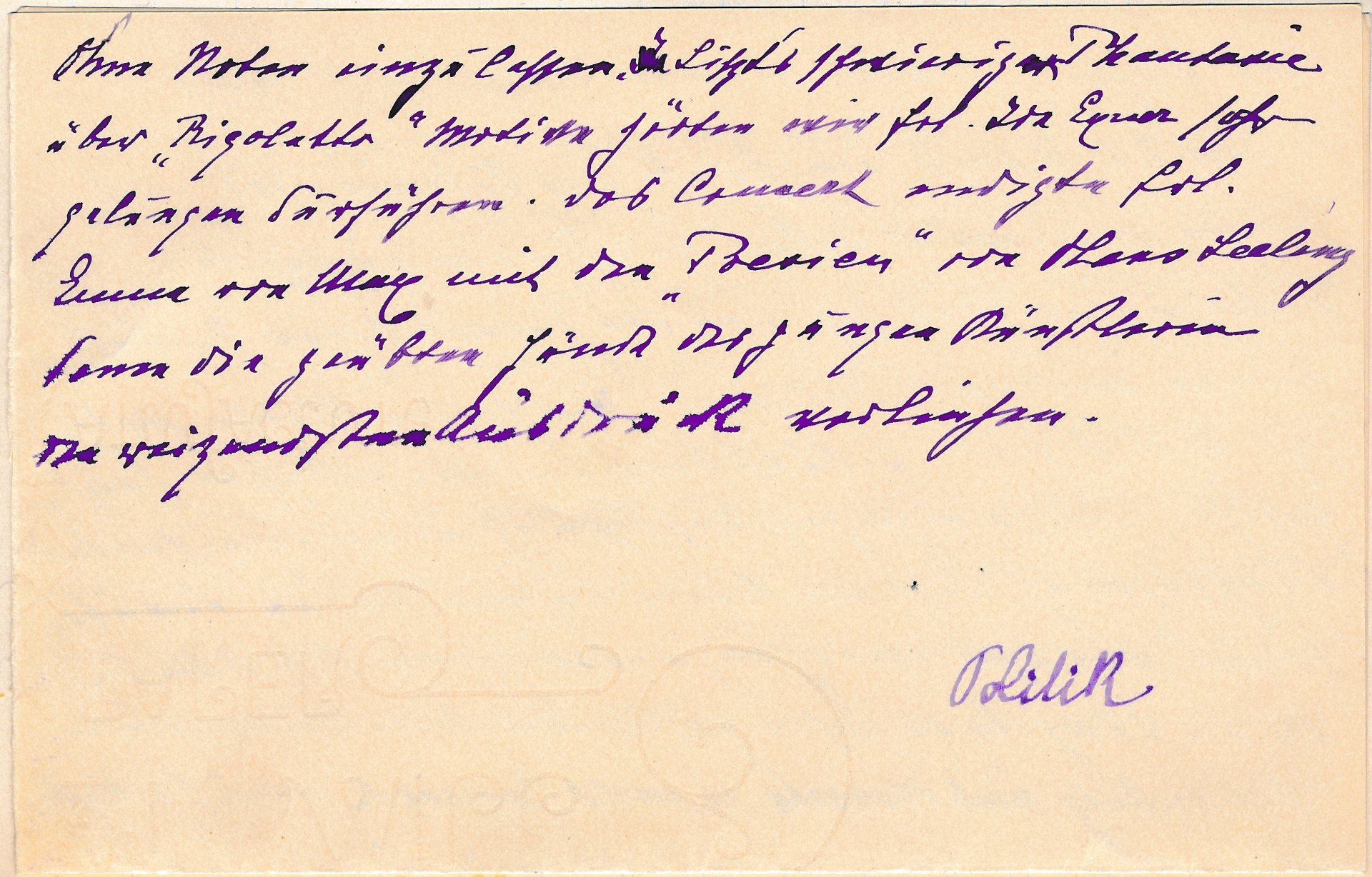 Originalausschnitt aus dem Konzertbericht: Liszts Rigoletto-Motive und der Abschluss des Konzerts