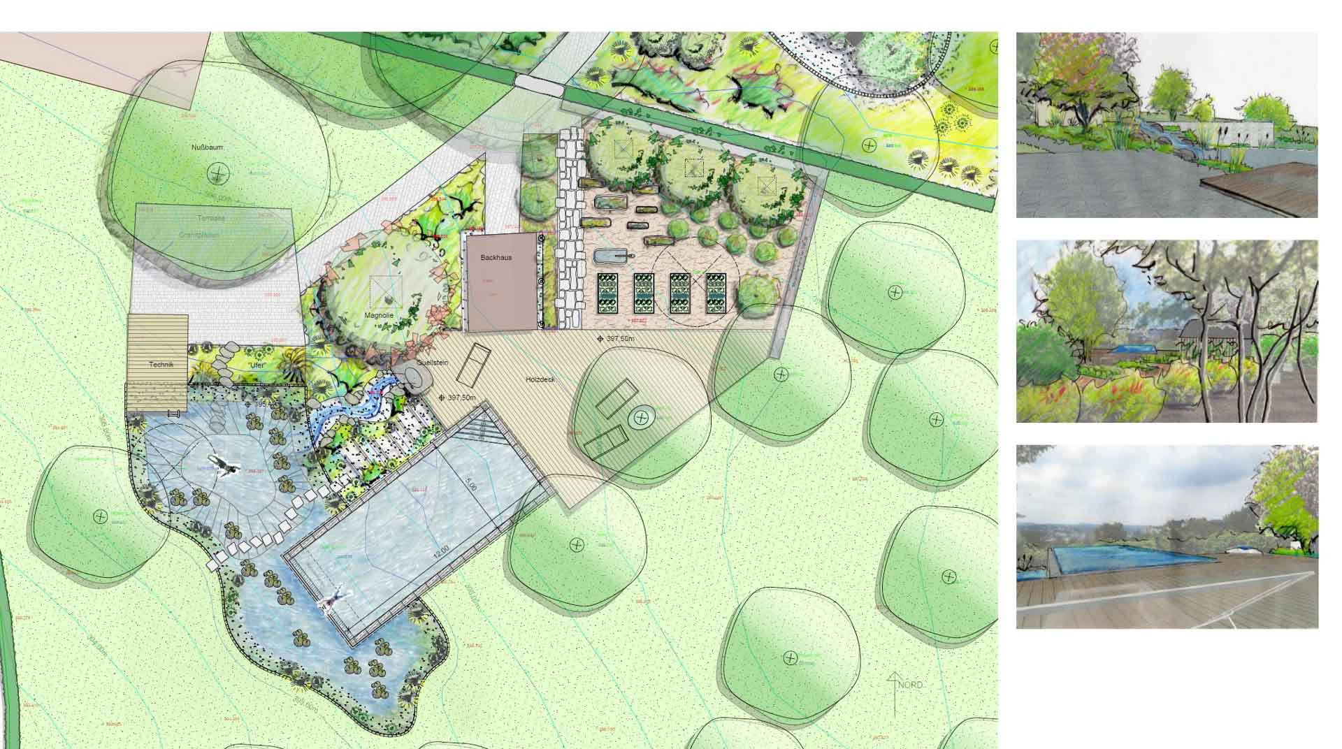 Gartenidee premium · Garten eines Gutshofes 5.000 m²